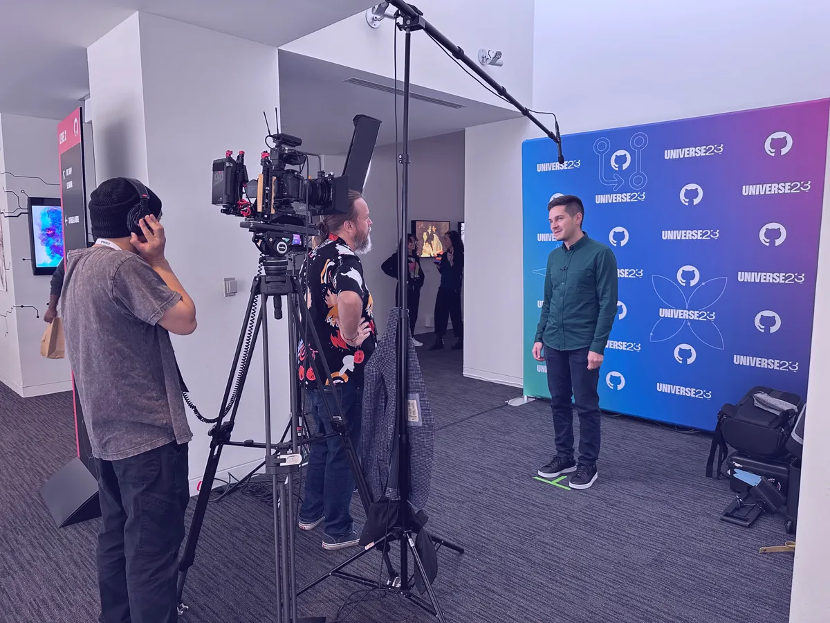 Radoslav interviewed at GitHub Universe
